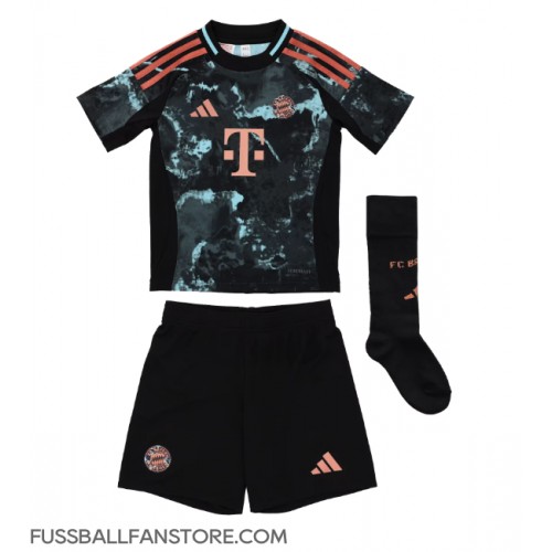 Bayern Munich Jamal Musiala #42 Replik Auswärtstrikot Kinder 2024-25 Kurzarm (+ Kurze Hosen)